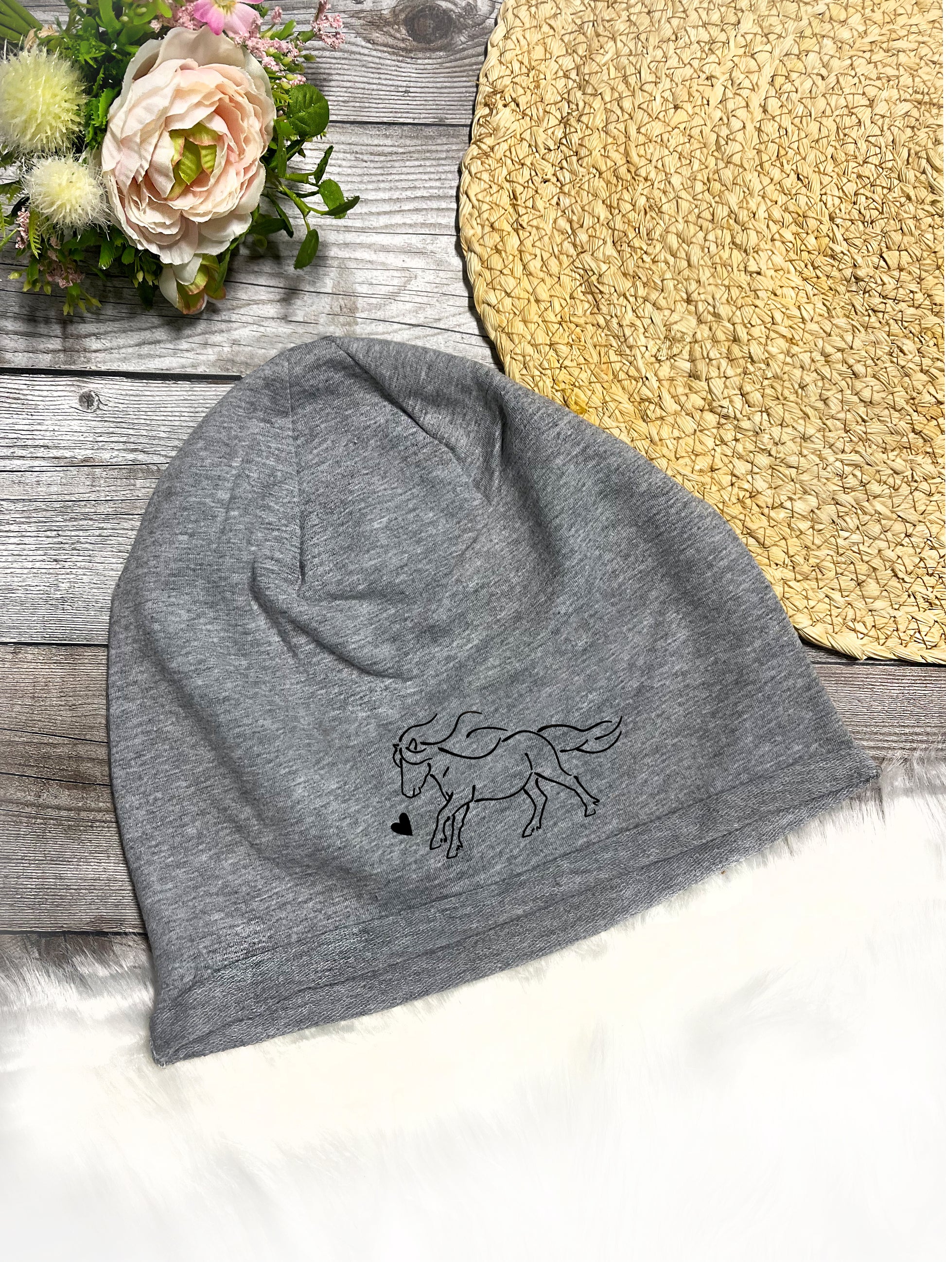Pferde Mütze Pony Herzenspony Geschenk Beanie Pferde Mütze Herzenspony Shop Geschenkidee Geschenk