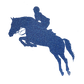 Aufkleber "Springen"