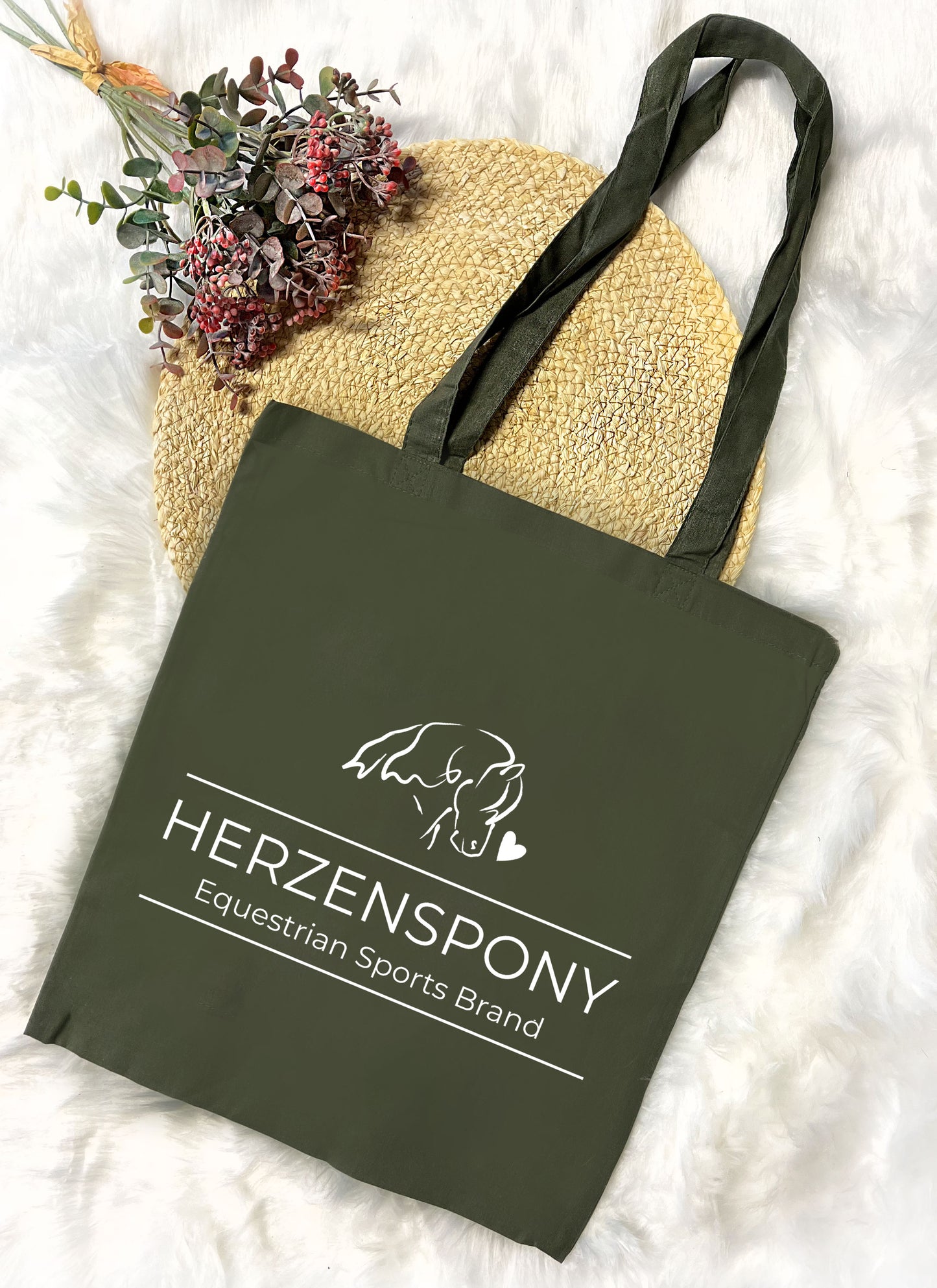 Baumwolltasche "Herzenspony Logo"