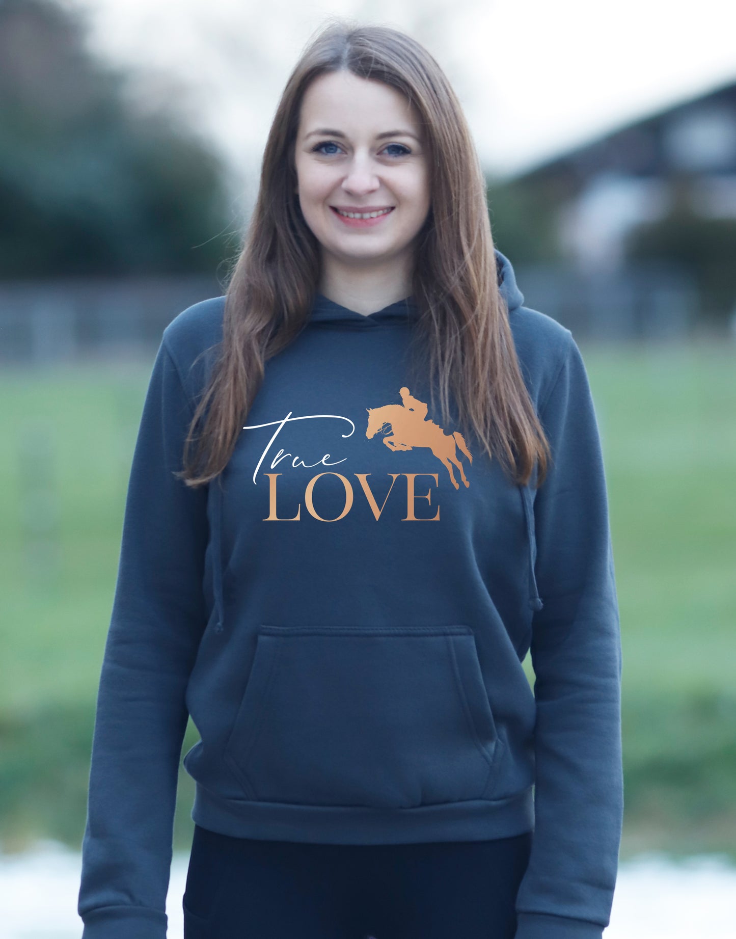 Damen-Hoodie "True Love - Springen"
