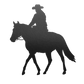 Aufkleber "Western"