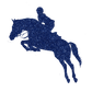 Aufkleber "Springen"